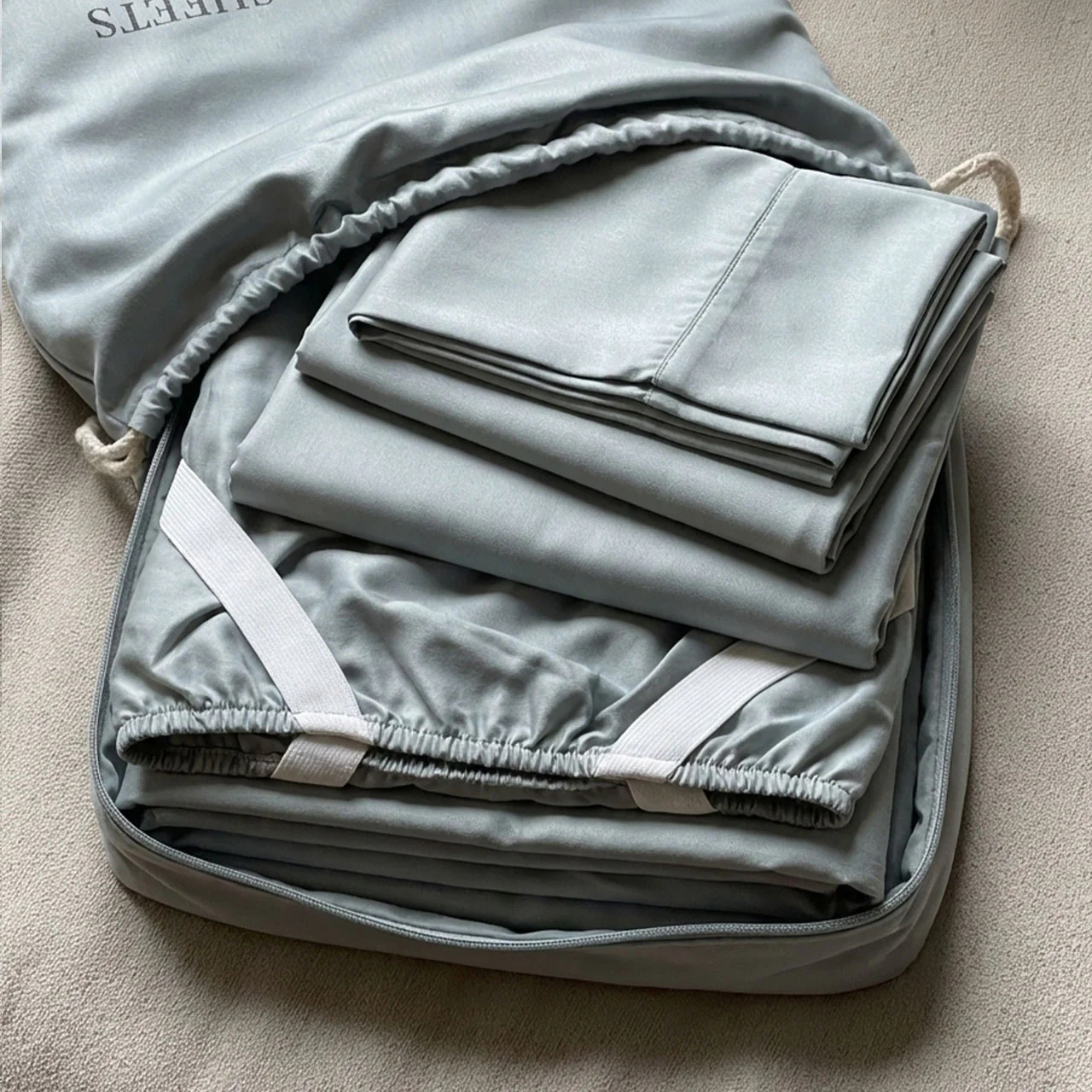 Luxe Sateen Bamboo Sheet Set